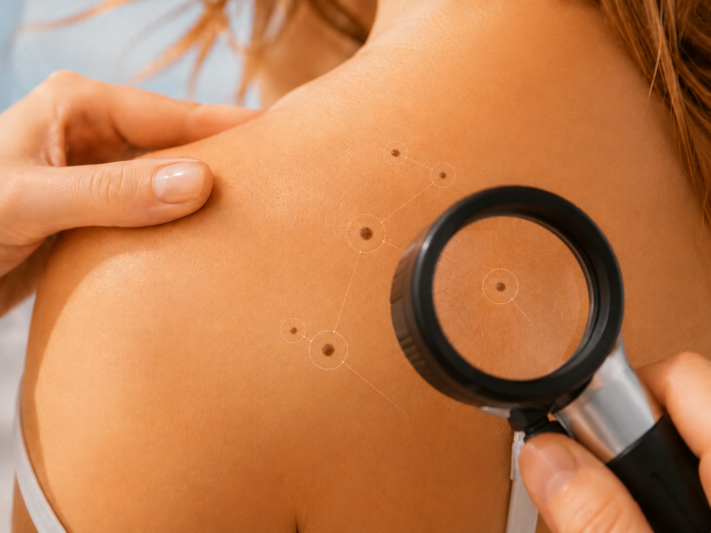 Dermatoscopic examination — diagnosis